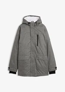 Parka tecnico impermeabile con fodera in pile morbido, bonprix
