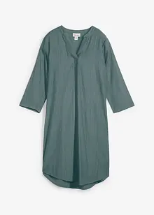 Abito tunica in misto viscosa con effetto operato, bonprix