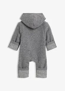 Tuta in simil lana con cappuccio, bonprix