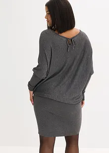 Abito fluente in maglia misto viscosa, bonprix