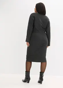 Abito in maglia e maglione abbinato (set 2 pezzi), bonprix