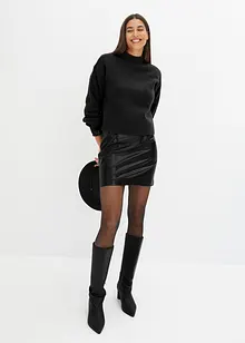 Gonna corta in similpelle, bonprix