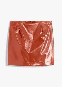 Gonna corta in similpelle, bonprix