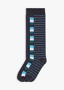 Calzettoni termici con interno in spugna morbida e cotone biologico (pacco da 3 paia), bonprix