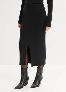 Gonna in filato fine di misto viscosa morbido, bonprix