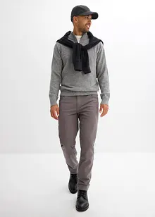 Maglione in filato fine di misto lana, bonprix