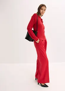 Maglione in filato grosso con laccetto, bonprix