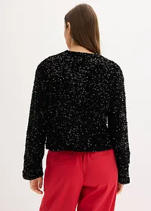 Giacca corta con paillettes, bonprix