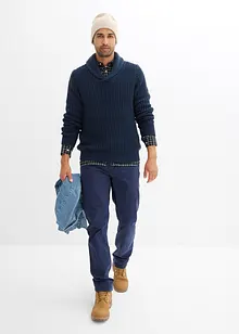 Maglione in  filato grosso con collo a scialle, bonprix