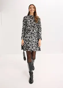 Abito midi in misto viscosa fluente, bonprix