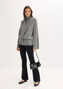 Maglione oversize in misto viscosa morbido, bonprix