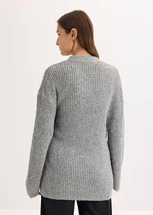 Cardigan oversize incrociato, bonprix