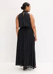 Abito lungo con gonna in pizzo, bonprix