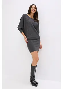 Abito fluente in maglia misto viscosa, bonprix