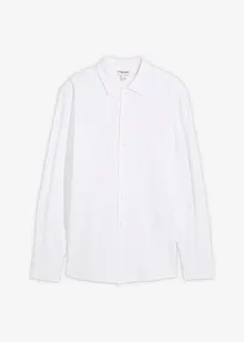 Camicia super elasticizzata in piquet di cotone, slim fit, bonprix
