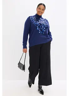 Maglione con paillettes, bonprix