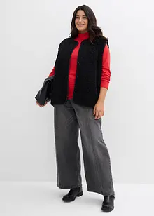 Maglia a maniche lunghe aderente, bonprix