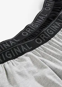 Pantaloni pigiama lunghi in puro cotone (pacco da 2), bonprix