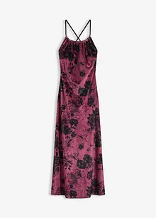 Abito lungo in velluto cangiante, bonprix