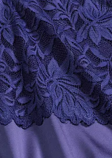 Panty a vita alta con pizzo delicato, bonprix