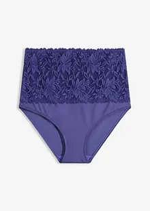 Panty a vita alta con pizzo delicato, bonprix