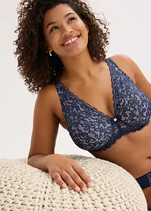 Reggiseno con ferretto e pizzo delicato, bonprix
