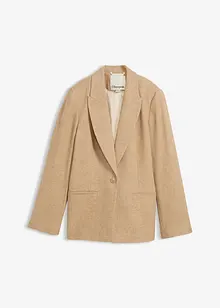 Blazer in misto lana a spina di pesce, bonprix