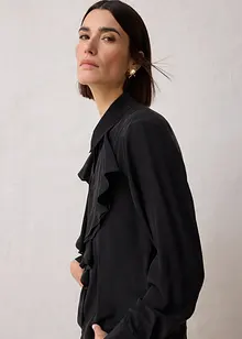 Blusa con seta, bonprix