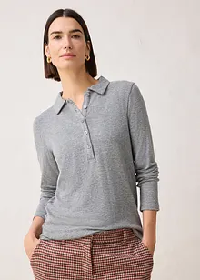 Polo con percentuale di lana, bonprix