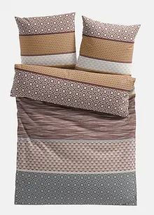 Biancheria da letto con fantasia a fasce, bonprix
