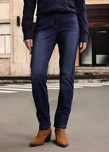 Jeans termici a gamba dritta con girovita comodo, vita media, bonprix