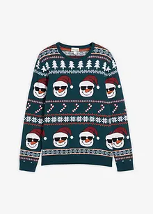 Maglione norvegese con cotone riciclato, bonprix