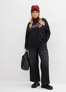 Maglia a maniche lunghe in puro cotone biologico, bonprix