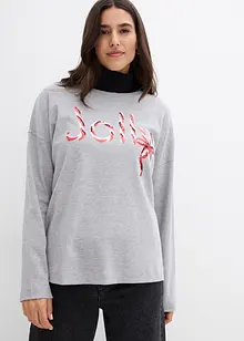 Maglia a maniche lunghe in puro cotone biologico, bonprix