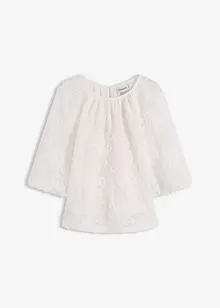 Blusa con motivo floreale operato, bonprix