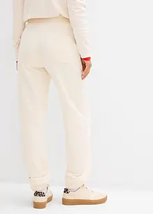 Pantaloni in felpa di puro cotone, bonprix