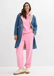 Pantaloni in felpa di puro cotone, bonprix