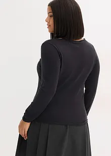 Maglione in filato fine di misto viscosa fluente, bonprix