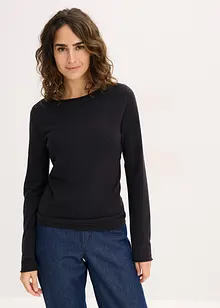 Maglione in filato fine di misto viscosa fluente, bonprix