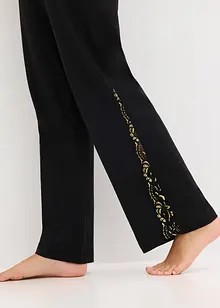 Pigiama con delicato pizzo glitterato, bonprix