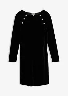 Abito prémaman / da allattamento 2 in 1 in velluto morbido, bonprix