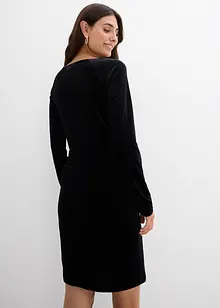 Abito prémaman / da allattamento 2 in 1 in velluto morbido, bonprix