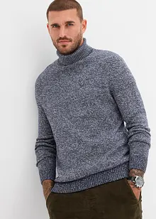 Maglione a collo alto con cotone, bonprix