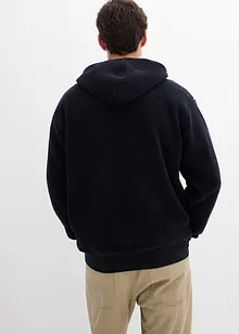 Felpa in pile teddy con fodera in cotone, loose fit, bonprix