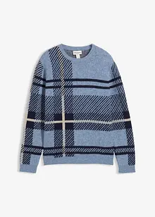 Maglione con motivo a quadri, bonprix