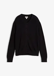 Cardigan girocollo in filato fine, bonprix