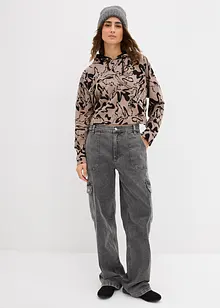 Felpa con cappuccio in puro cotone, bonprix