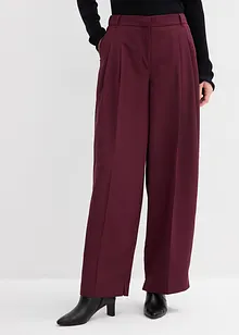 Pantaloni con pinces, girovita comodo e spacchetti, bonprix