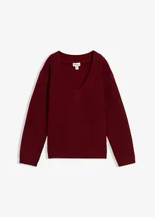 Maglione con scollo a V, bonprix