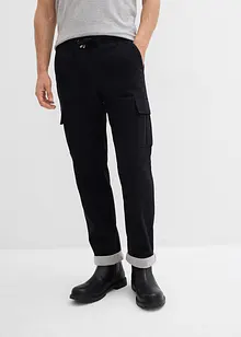 Pantaloni termici tapered con elastico in vita, relaxed fit, bonprix